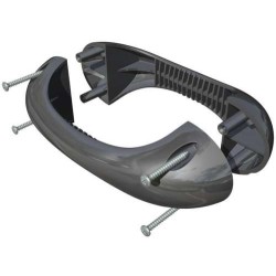 Rękojeść z tworzywa ABS czarna, dwustronna